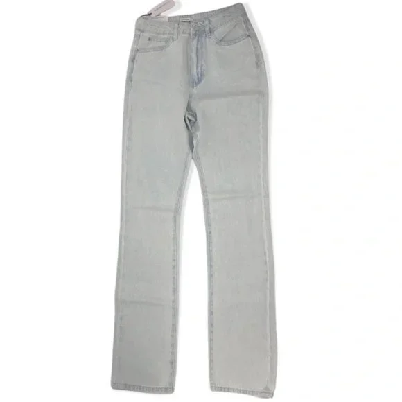 NWT WeWoreWhat The Icon High Waisted Light Wash Bootcut Jean - Picture 5 of 11